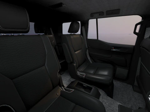 Toyota Land Cruiser Prado 2025 with interior 3D Model