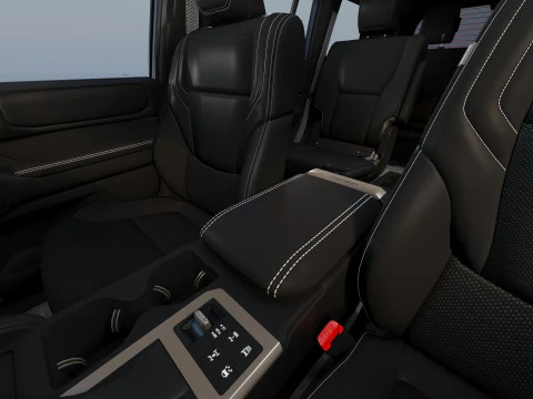Toyota Land Cruiser Prado 2025 with interior 3D Model