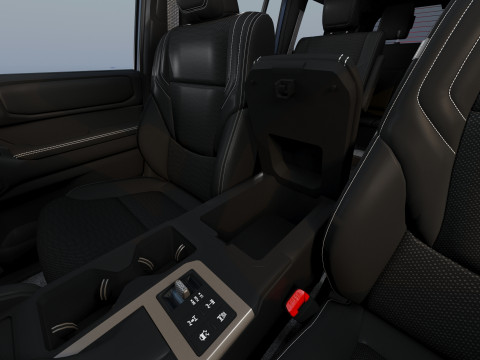 Toyota Land Cruiser Prado 2025 with interior 3D Model