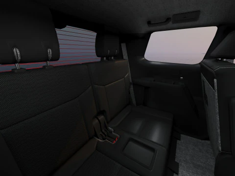 Toyota Land Cruiser Prado 2025 with interior 3D Model