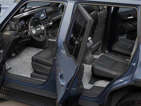 Toyota Land Cruiser Prado 2025 with interior 3D Model
