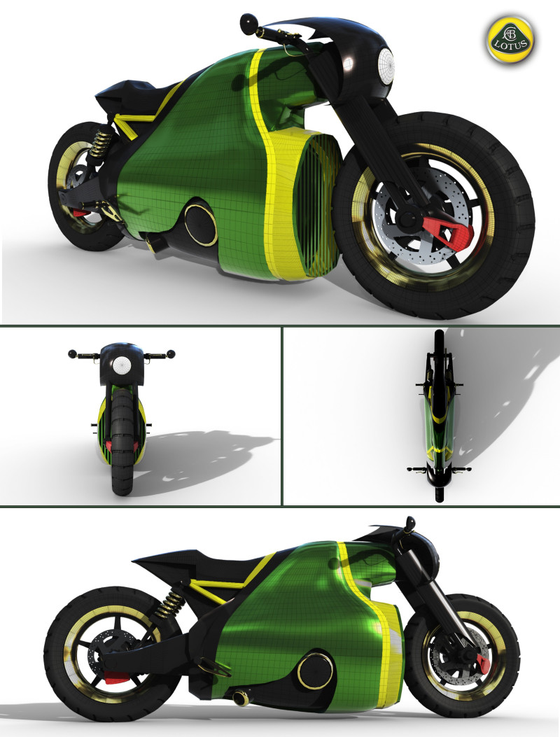 LOTUS C-01 Style 3D मॉडल .c4d .max .obj .3ds .fbx .stl .blend