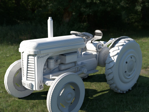 Ferguson Tractor Only Model Modèle 3D