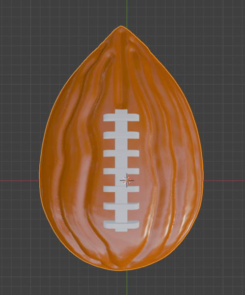 Almond ball Model 3D .c4d .max .obj .3ds .fbx .stl .blend