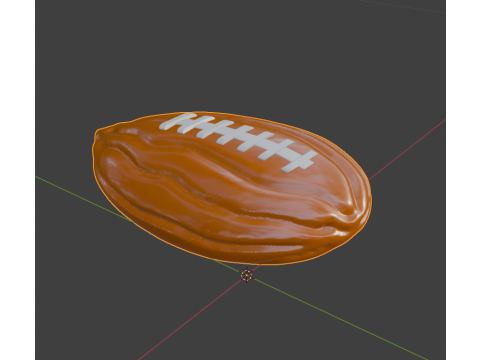 Almond ball Model 3D