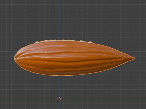 Almond ball Model 3D
