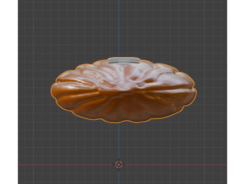 Almond ball Model 3D