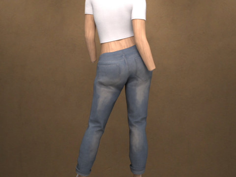Urban Female Outfit for Genesis 9 3Dモデル
