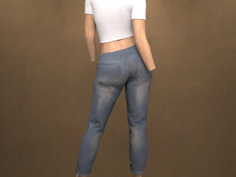 Abito femminile urbano per Genesis 9 Modello 3D