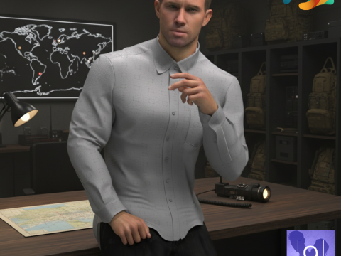 Elite Character and Outfit for Genesis 9 3D 模型
