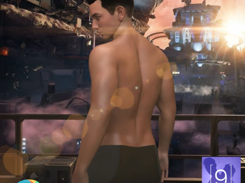 Personaggio e outfit del Charaltan per Genesis 9 Modello 3D