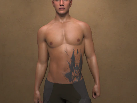 Charaltan Character and Outfit for Genesis 9 3D Model