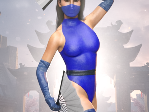 Empress Character and Outfit for Genesis 9 3D 模型