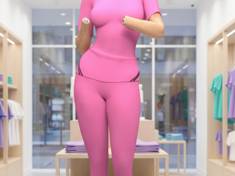 Nurse Outfit for Genesis 9 3D Model