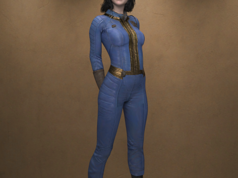 Noura Character and Outfit for Genesis 9 Modelo 3D