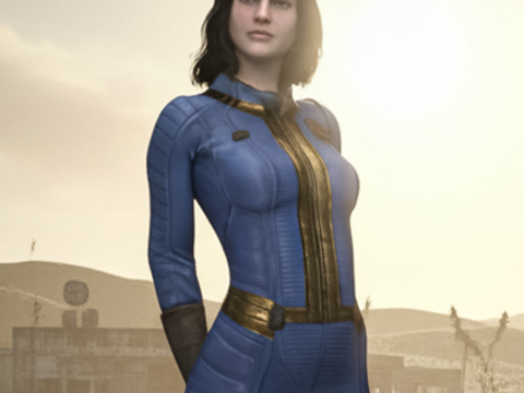 Noura Character and Outfit for Genesis 9 Modelo 3D