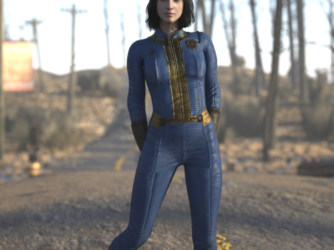 Noura Character and Outfit for Genesis 9 Modelo 3D