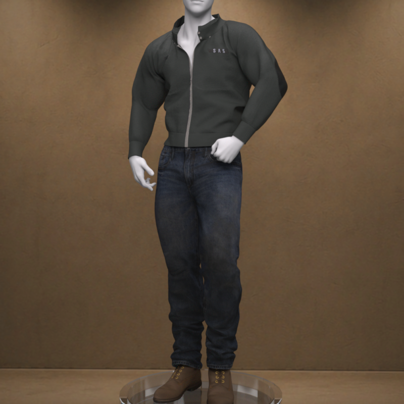 Casual Military Outfit for Genesis 9 3D Model .c4d .max .obj .3ds .fbx .stl .blend 