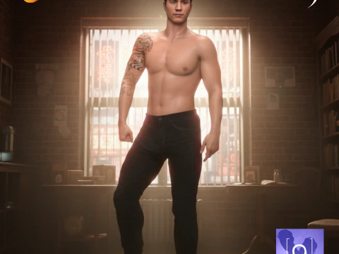 Nick per Genesis 9 - Personaggio originale Modello 3D