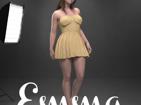 Introducing Emma for Genesis 9 - Original Character Model 3D