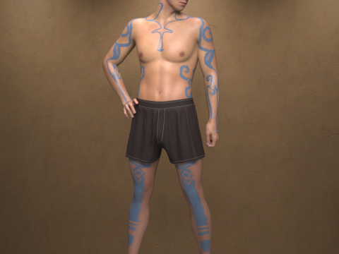 Pict Kiliann Character for Genesis 9 3D 模型