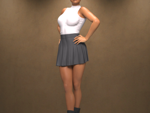 Rosie Character for Genesis 9 3D Модель