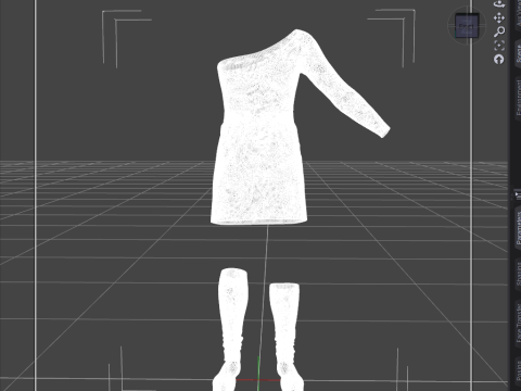 Abito anni '80 per Genesis 9 Modello 3D