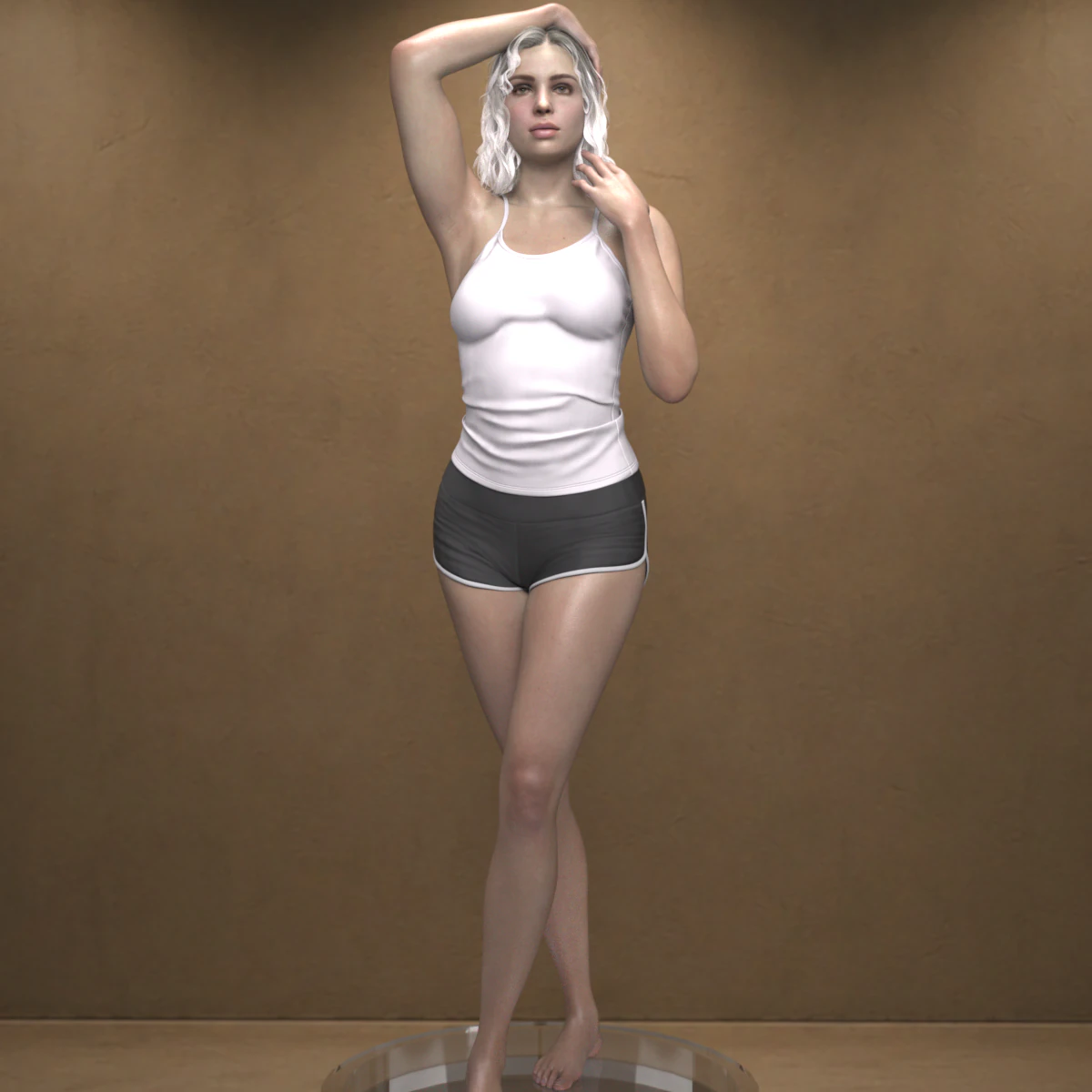 Nieve Character for Genesis 9 3D Model .c4d .max .obj .3ds .fbx .stl .blend