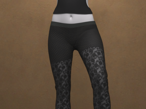 Modern Cut Outfit for Genesis 9 3D Модель