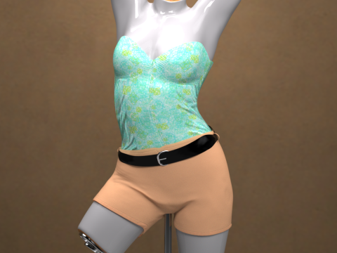 Jumpsuit for Genesis 9 Modèle 3D