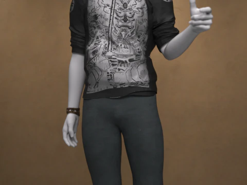 Sean Hoodie Set for Genesis 8 Male 3D Model