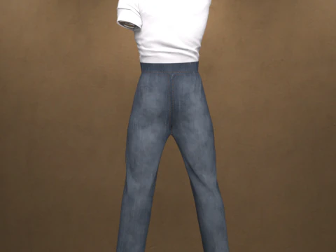 Greaser dForce Outfit for Genesis 9 3D Model