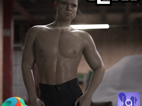 CLAUDE CHARACTER FOR GENESIS 9 Modello 3D