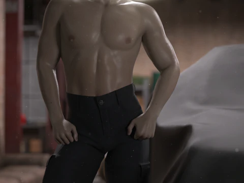 CLAUDE CHARACTER FOR GENESIS 9 3D Model