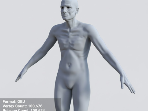 Genesis 9 Base Model - Aged Male 3D Modell