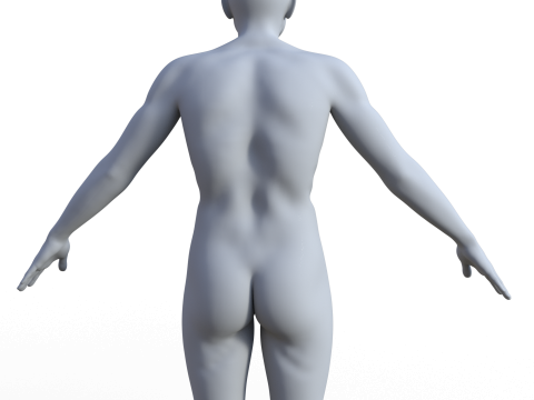 Базовая модель Genesis 9 — пожилой мужчина 3D Модель