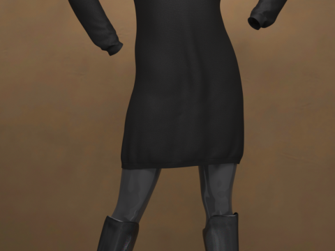 Abito pullover oversize per Genesis 9 Modello 3D