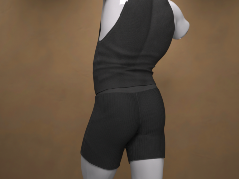 Male Nightwear Outfit for Genesis 9 3D Model