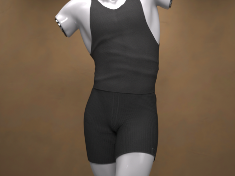 Male Nightwear Outfit for Genesis 9 3D Model