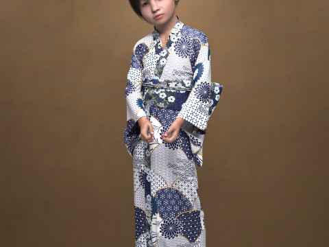 Mei Character for Genesis 9 3D Модель