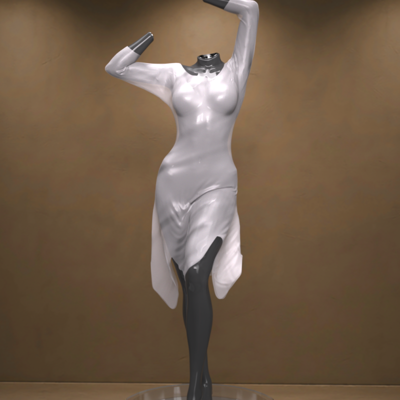 創世記 9 の天使のドレス 3Dモデル .c4d .max .obj .3ds .fbx .stl .blend 