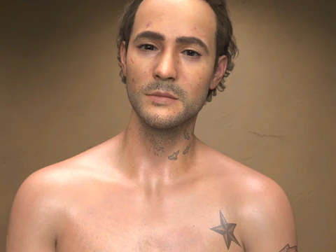 LOST BROTHER Character and Outfit Update for Genesis 9 Male 3D Model