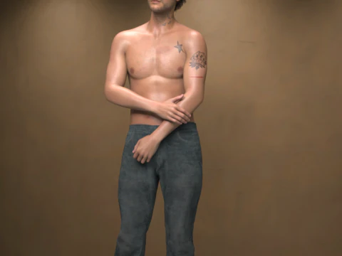 LOST BROTHER Character and Outfit Update for Genesis 9 Male 3D Model