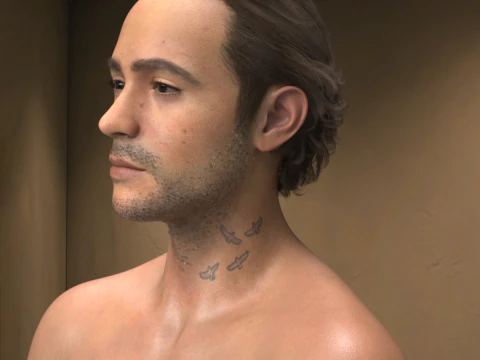 LOST BROTHER Character and Outfit Update for Genesis 9 Male 3D Model