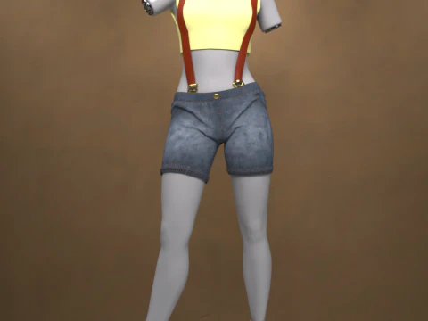 Genesis 9 공짜 연습생 의상 3D 모델