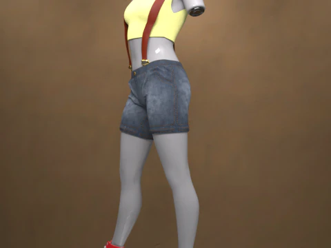 Genesis 9 공짜 연습생 의상 3D 모델