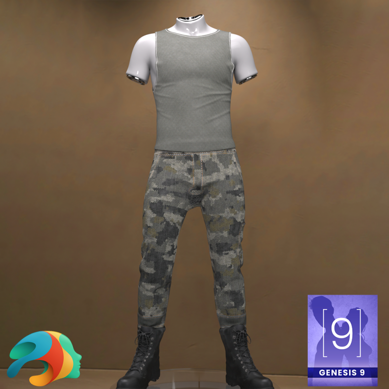 Abito da esterno per abbigliamento da uomo Genesis 9 Modello 3D .c4d .max .obj .3ds .fbx .stl .blend 