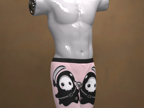 Playful Boxershorts for Genesis 9 3D Model