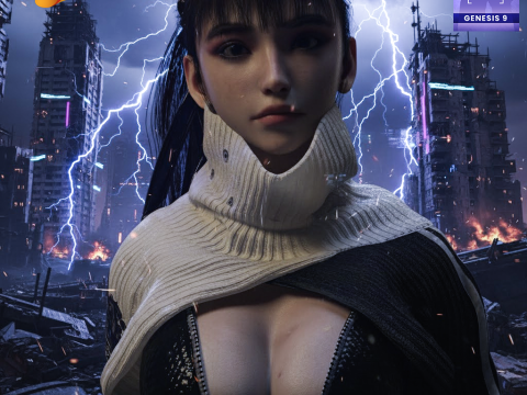 Yaratılış 9 için Evelyn 3D Model