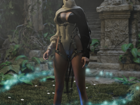 创世记 9 章的伊芙琳 3D 模型